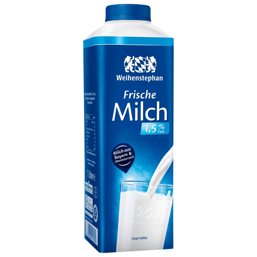 Weihenstephan Frische Alpenmilch 1,5% 1l